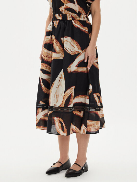 DKNY Midi sijonas · Juoda