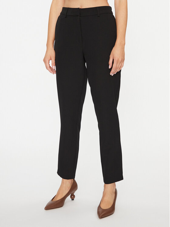 Vila Medžiaginės kelnės · Juoda · Regular Fit
