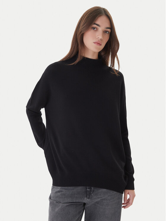 Kontatto Megztinis · Juoda · Relaxed Fit