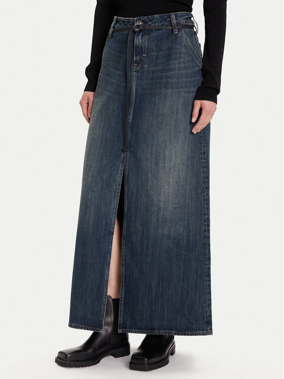 G-Star Raw Džinsinis sijonas · Tamsiai mėlyna · Maksi