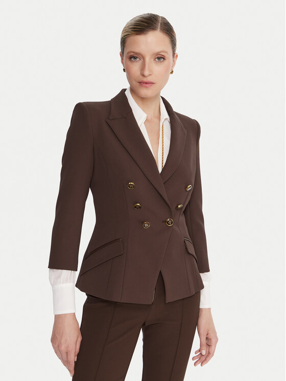 Elisabetta Franchi Švarkas · Ruda · Regular Fit