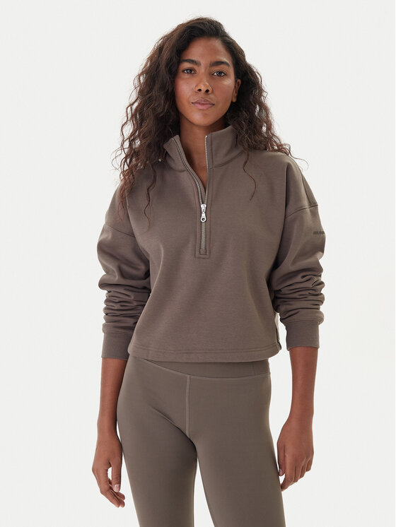 Girlfriend Collective Džemperis · Smėlio · Relaxed Fit