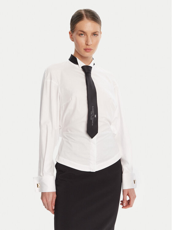 Elisabetta Franchi Marškiniai · Balta