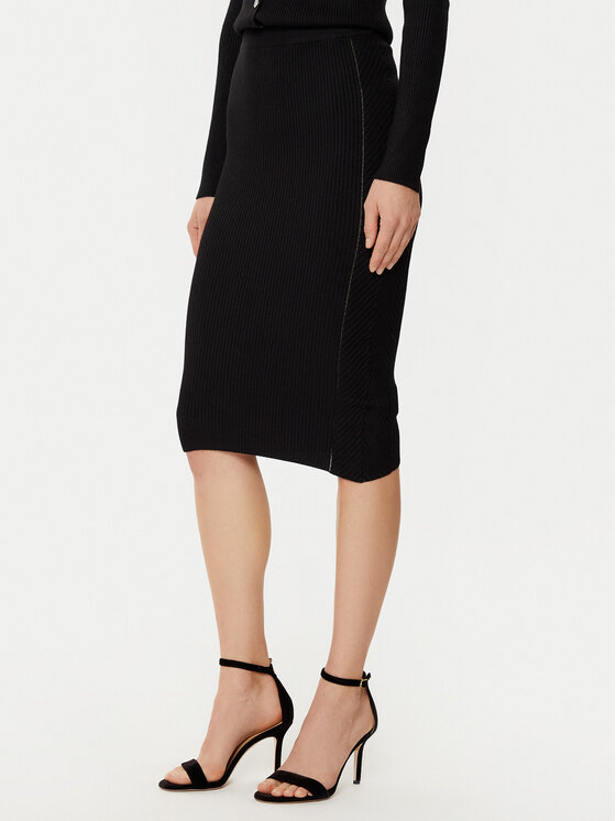 Guess Midi sijonas · Juoda · Midi