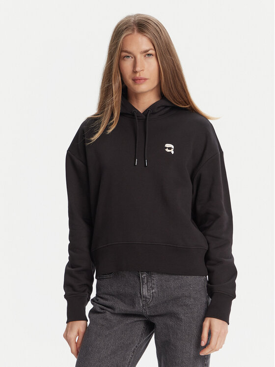 KARL LAGERFELD Džemperis · Juoda · Regular Fit