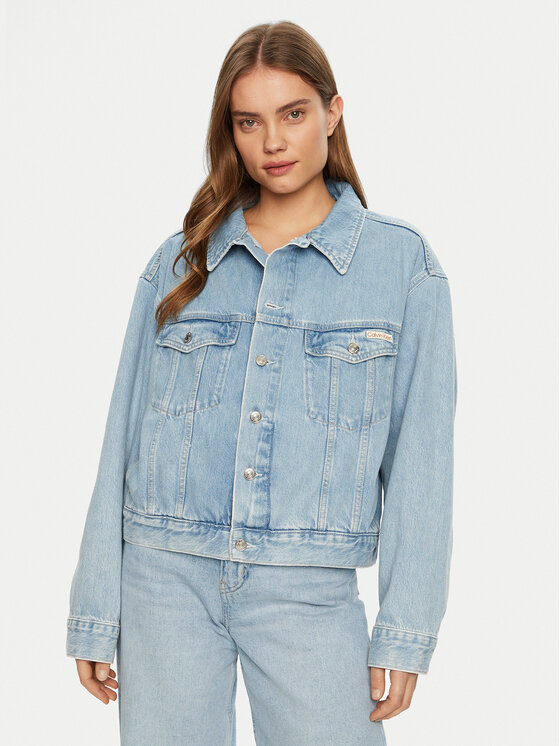 Kodas SUN15 Calvin Klein Jeans Džinsinė striukė · Mėlyna