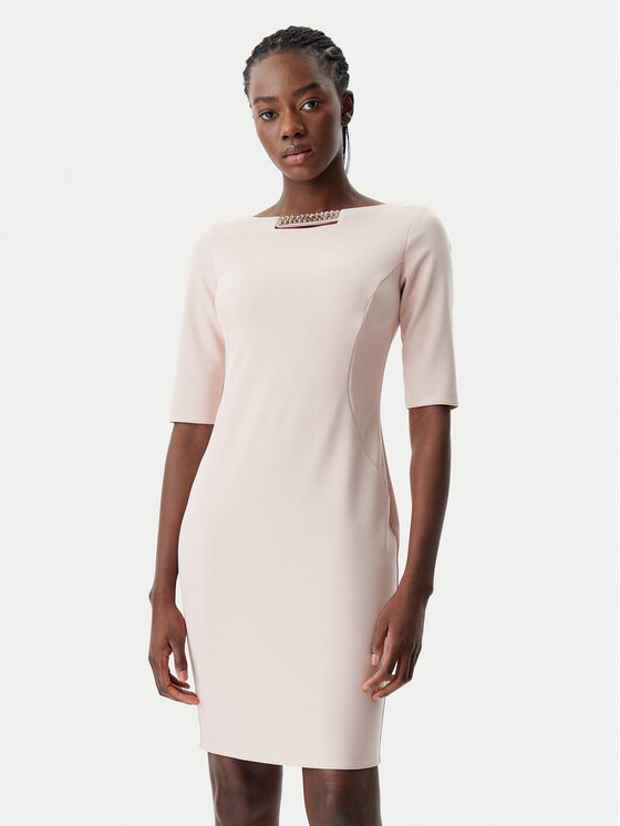 Kodas SUN15 Rinascimento Kokteilinė suknelė · Rožinė · Mini