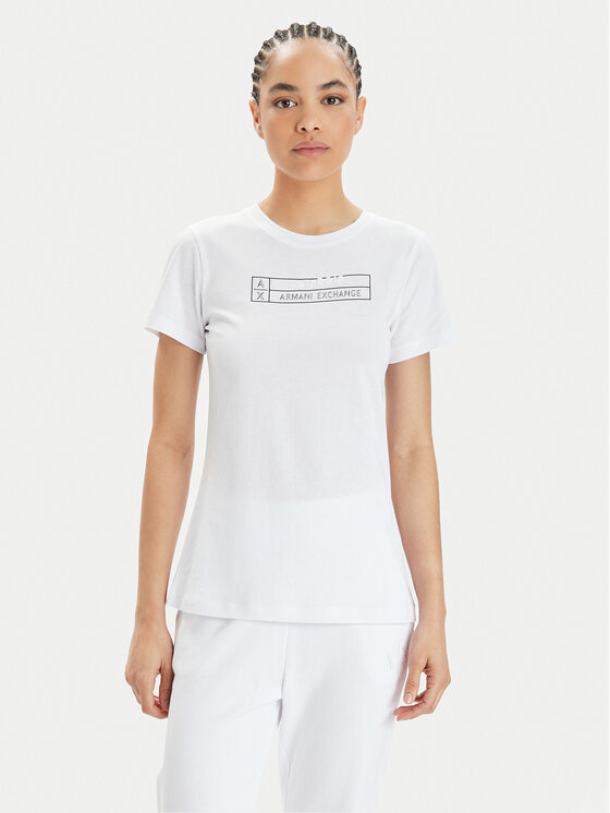 Armani Exchange Marškinėliai · Balta