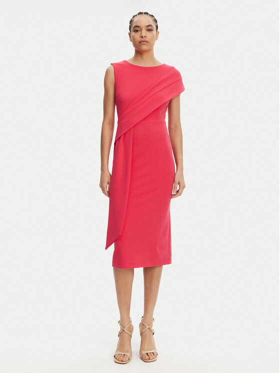 Kodas SUN15 Rinascimento Kokteilinė suknelė · Rožinė · Midi