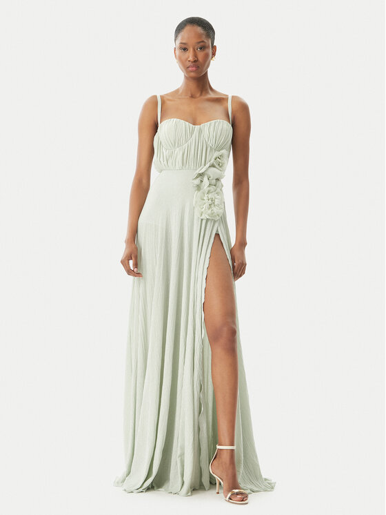 Kodas SUN15 Elisabetta Franchi Vakarinė suknelė · Žalia · Maksi