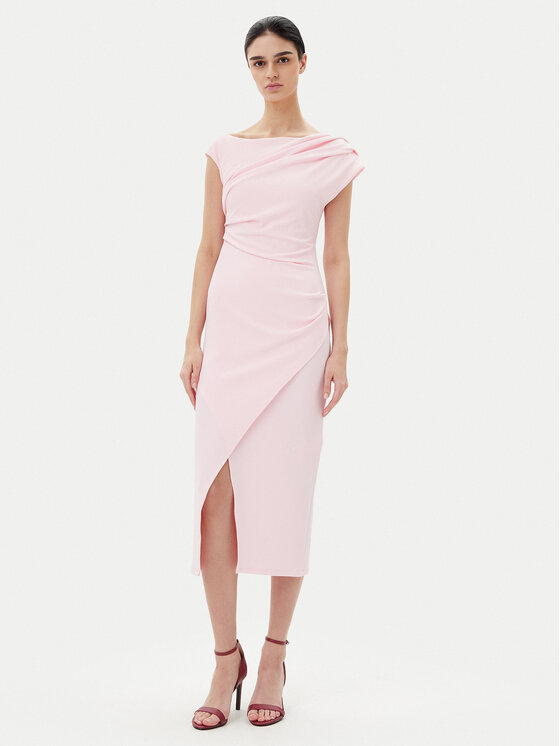 Kodas SUN15 Rinascimento Kokteilinė suknelė · Rožinė · Midi