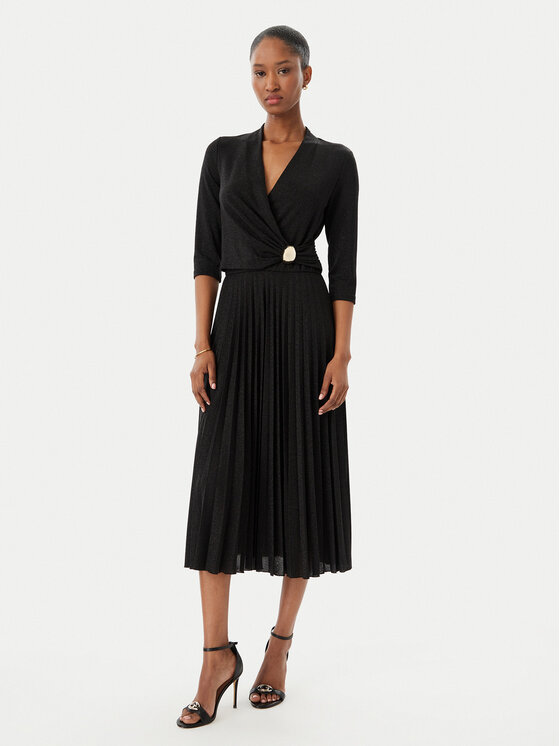 Kodas SUN15 Rinascimento Kokteilinė suknelė · Juoda · Midi