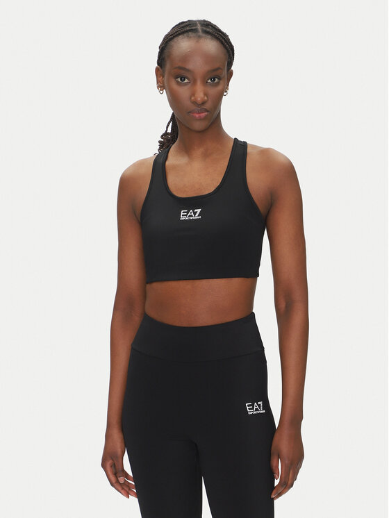EA7 Emporio Armani Sportinė liemenėlė · Juoda