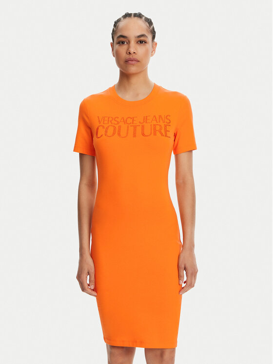 Versace Jeans Couture Kasdieninė suknelė · Oranžinė · Mini
