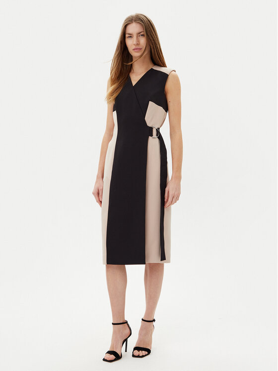 Kodas SUN15 DKNY Kokteilinė suknelė · Juoda · Midi