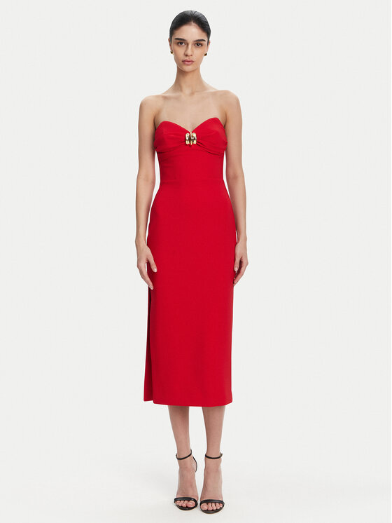 Elisabetta Franchi Kokteilinė suknelė · Raudona · Midi