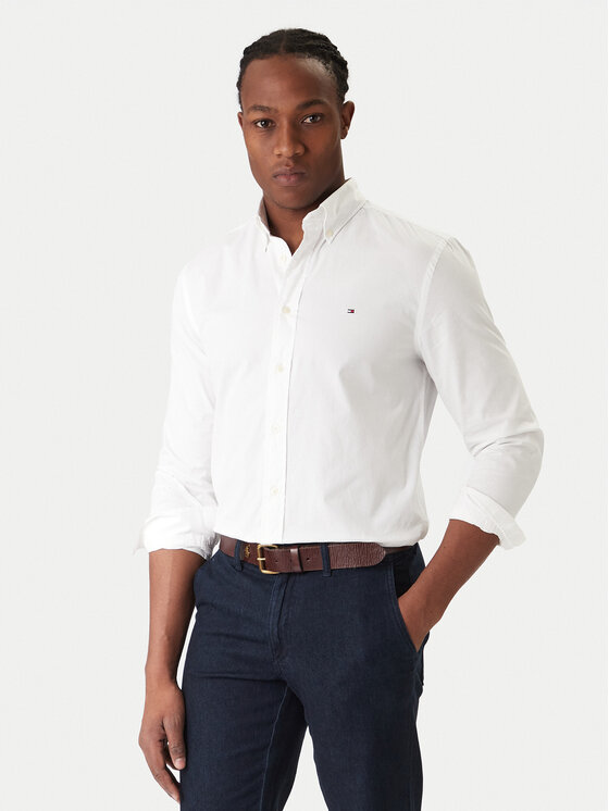 Kodas SUN15 Tommy Hilfiger Marškiniai · Balta · Regular Fit