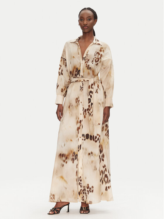 Kodas SUN15 ACCESS FASHION Marškinių tipo suknelė · Smėlio · Maksi