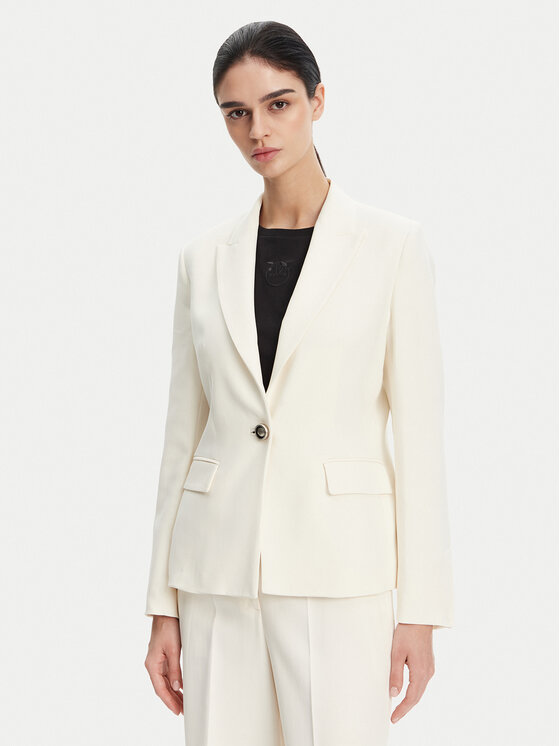 PINKO Švarkas · Balta · Regular Fit