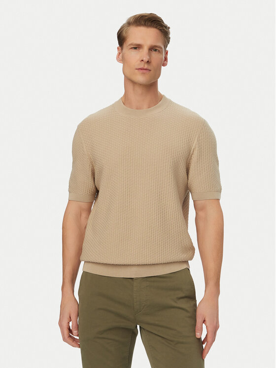 Kodas SUN15 BOSS Marškinėliai · Šviesiai smėlinė