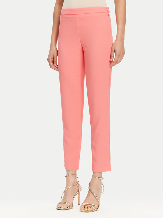 Patrizia Pepe Medžiaginės kelnės · Koralų · Regular Fit