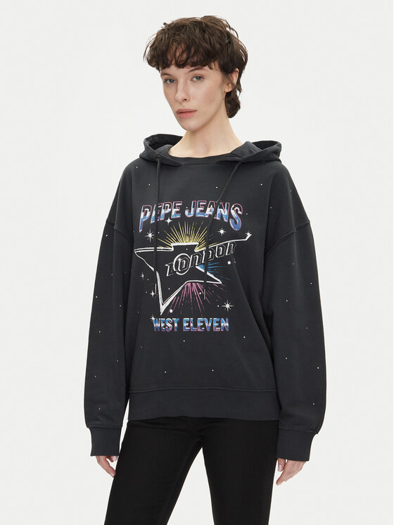 Pepe Jeans Džemperis · Juoda · Relaxed Fit