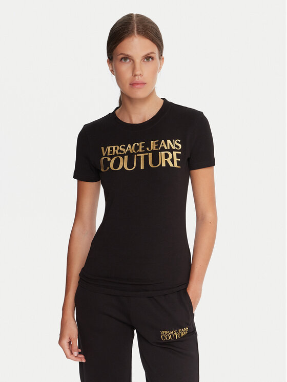 Versace Jeans Couture Marškinėliai · Juoda