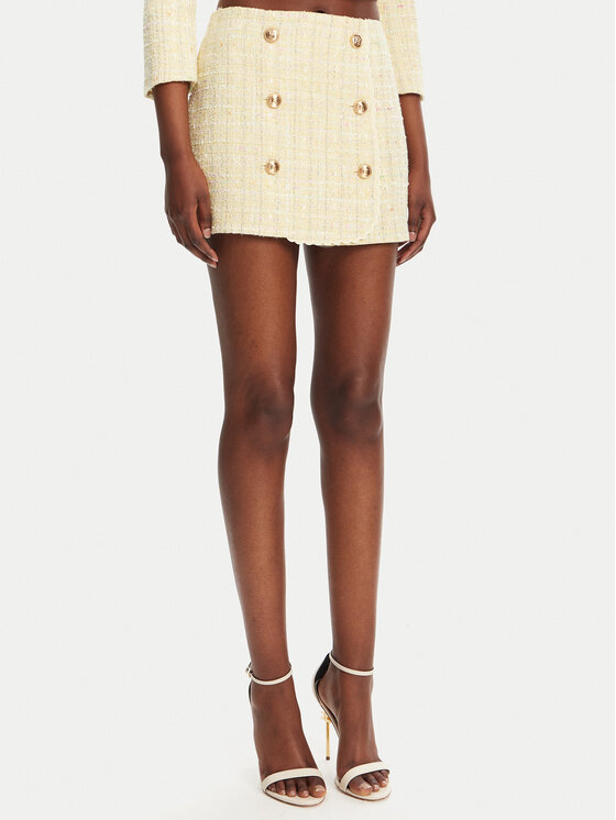 Elisabetta Franchi Mini sijonas · Geltona