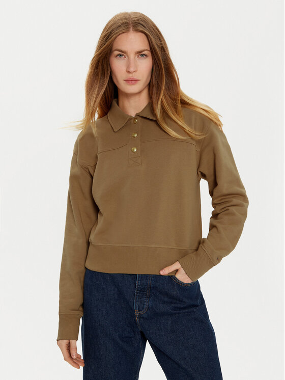 Tommy Hilfiger Džemperis · Chaki · Regular Fit