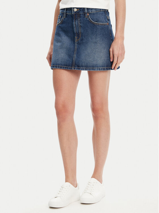 United Colors Of Benetton Džinsinis sijonas · Mėlyna · Mini