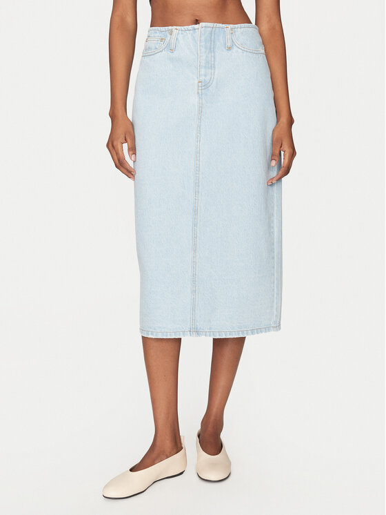 2NDDAY Džinsinis sijonas · Mėlyna · Midi