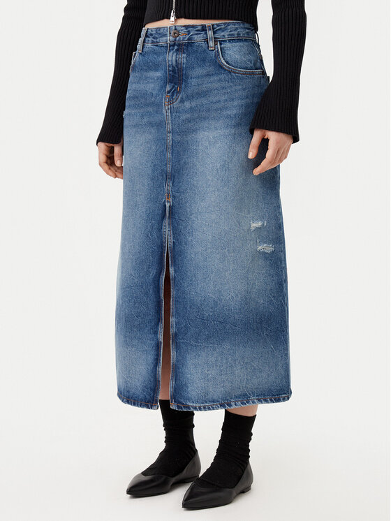 Kodas SUN15 HUGO Džinsinis sijonas · Mėlyna · Midi