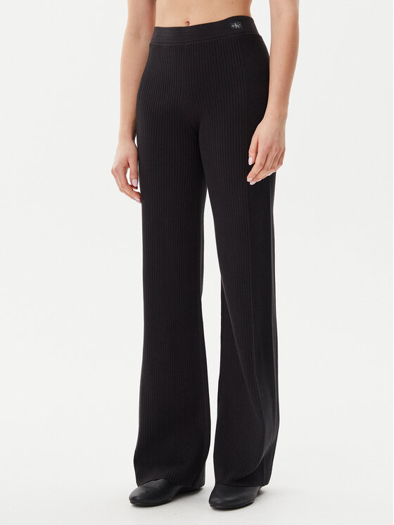 Calvin Klein Jeans Megztos kelnės · Juoda · Slim Fit