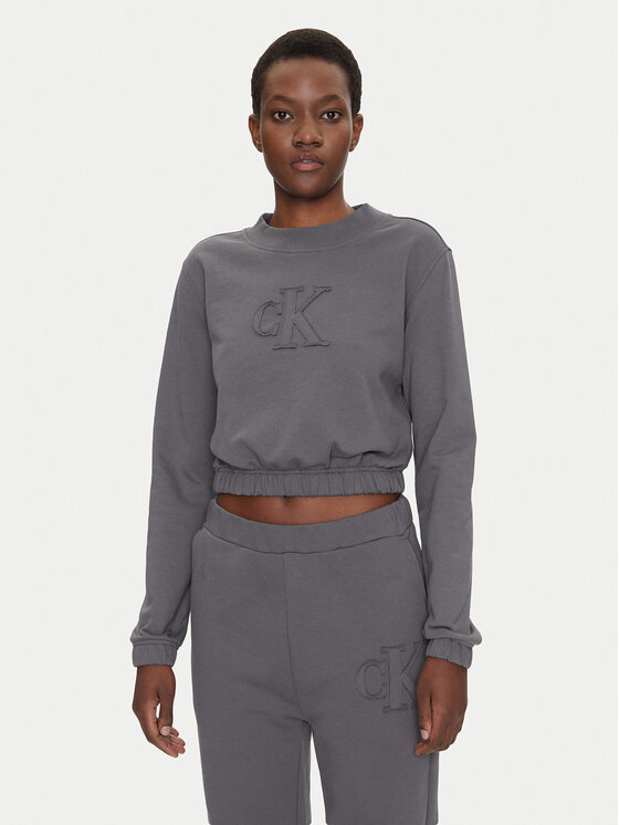 Calvin Klein Jeans Džemperis · Pilka · Regular Fit