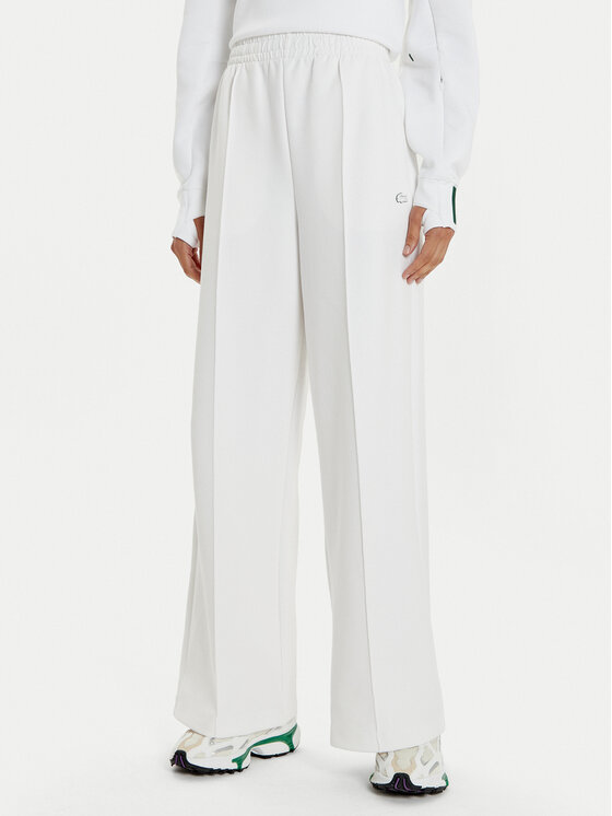 Lacoste Sportinės kelnės · Balta · Regular Fit