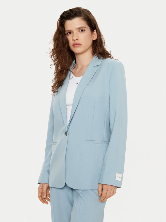 Calvin Klein Švarkas · Žydra · Slim Fit