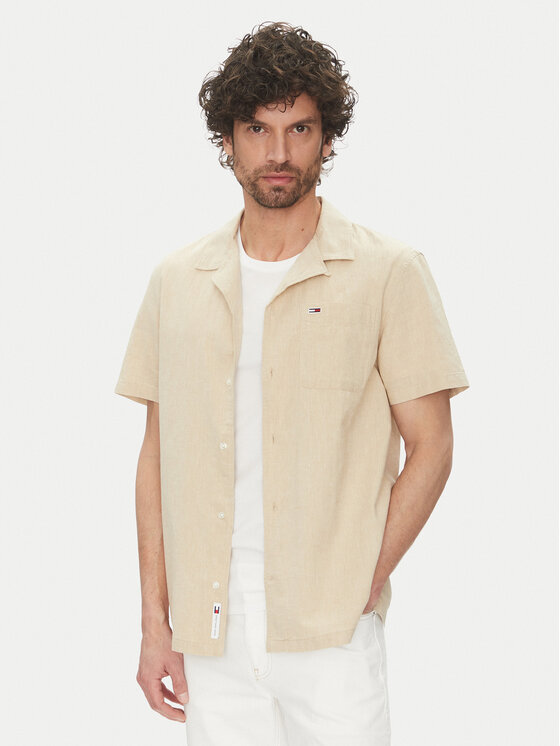 Kodas 20MAY Tommy Jeans Marškiniai · Smėlio · Regular Fit