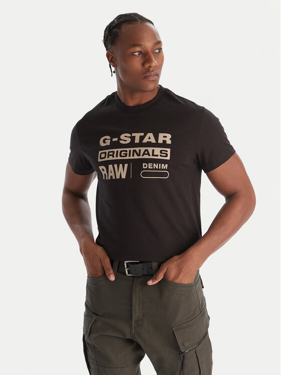 Kodas 20MAY G-Star Raw Marškinėliai · Juoda