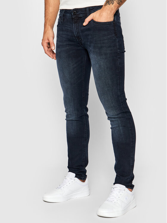 Kodas 20MAY Jack & Jones Džinsai · Tamsiai mėlyna · Skinny Fit