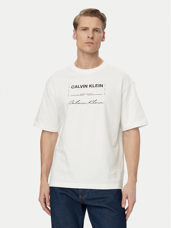 Kodas 20MAY Calvin Klein Jeans Marškinėliai · Balta
