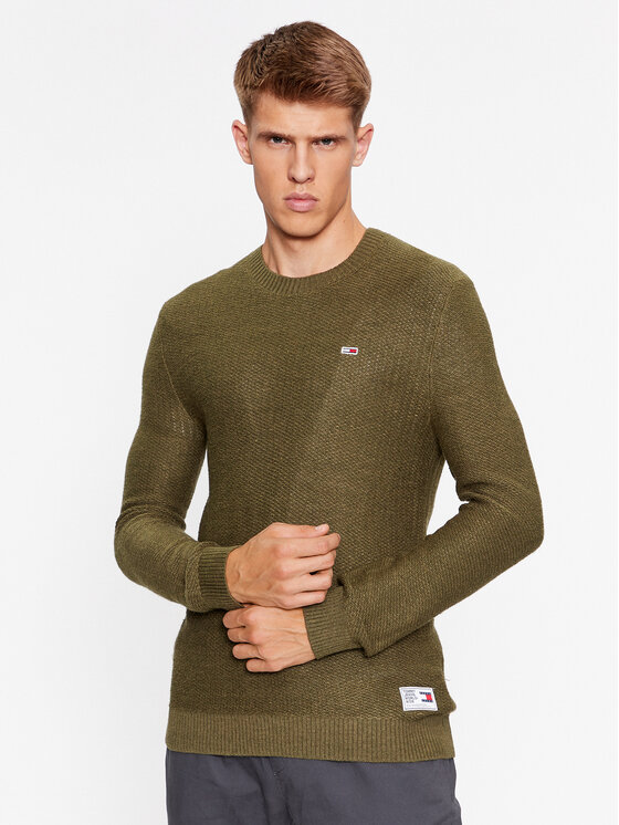 Tommy Jeans Megztinis · Žalia