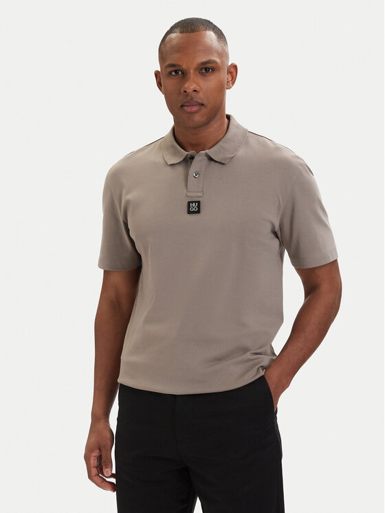 Kodas SUN15 HUGO Polo marškinėliai · Šviesiai ruda