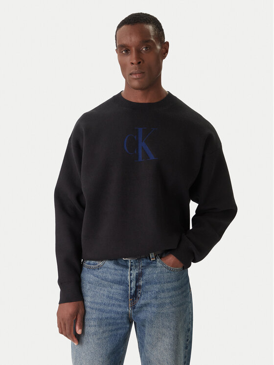 Calvin Klein Jeans Megztinis · Juoda