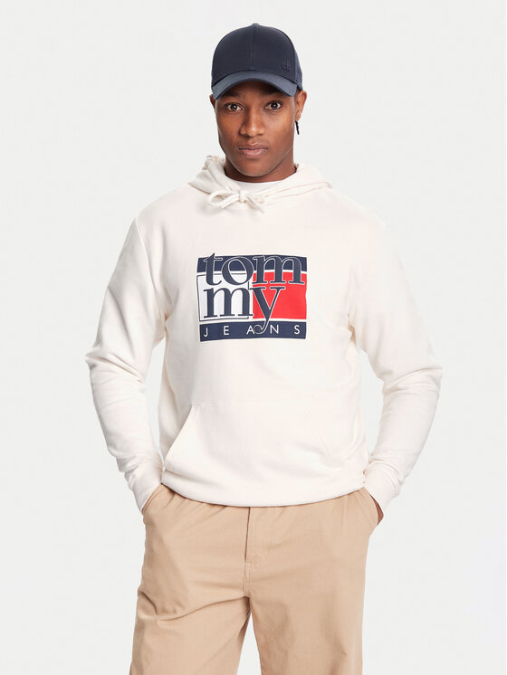 Tommy Jeans Džemperis · Balta
