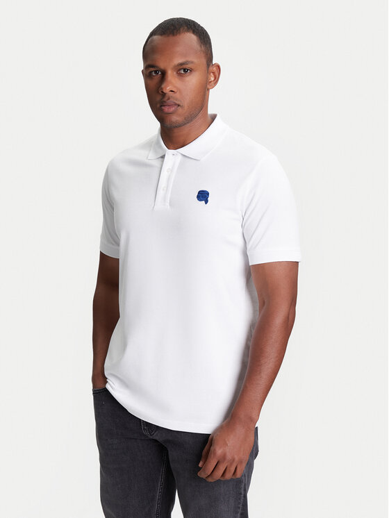 KARL LAGERFELD Polo marškinėliai · Balta