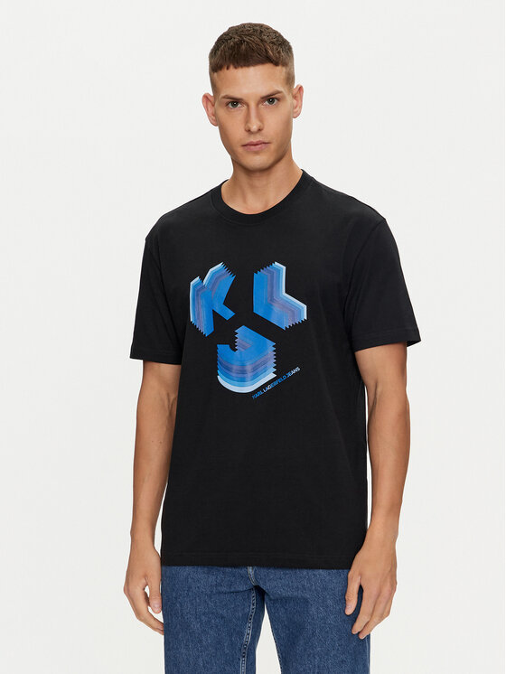 Karl Lagerfeld Jeans Marškinėliai · Juoda