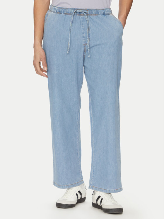 Kodas 20MAY Jack & Jones Medžiaginės kelnės · Mėlyna · Relaxed Fit
