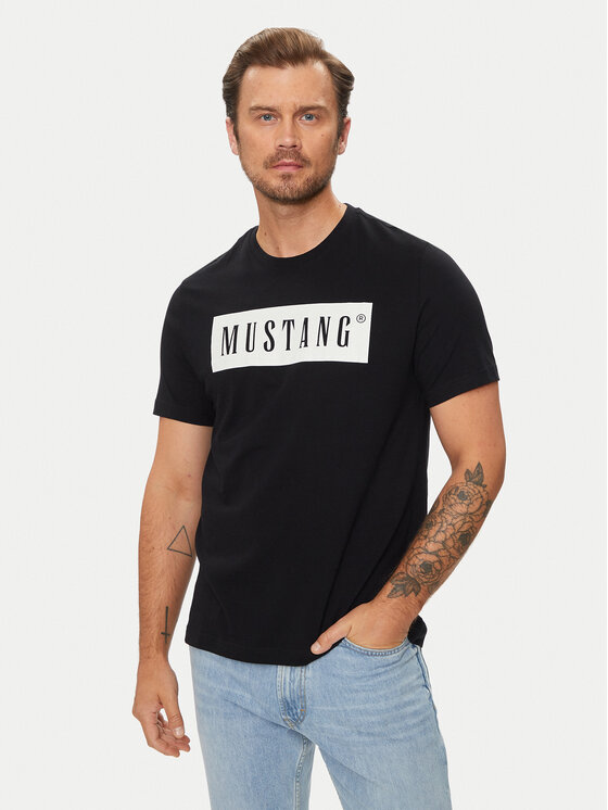 Mustang Marškinėliai · Juoda
