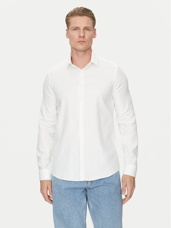 Kodas 20MAY Calvin Klein Marškiniai · Balta · Slim Fit