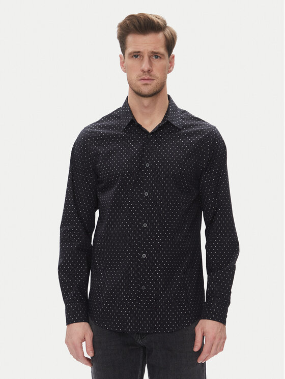 Armani Exchange Marškiniai · Tamsiai mėlyna · Regular Fit